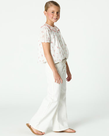 PANTALON DENIM BOLSILLOS BLANCO
