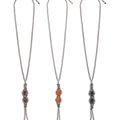 NECKLACE BEADS AGATHA RHOMBUS