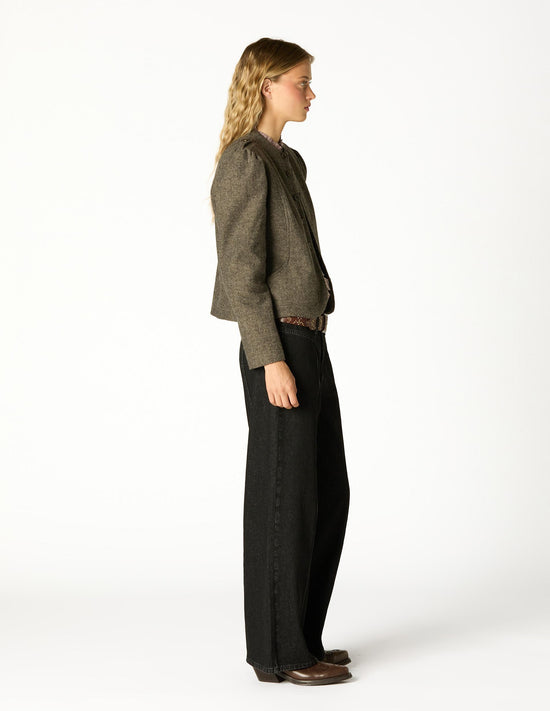 BLAZER MAO ESPIGA GRIS