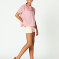 CAMISA BORDADO ROSA