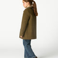 ABRIGO CUELLO PICO CUADRO GREEN