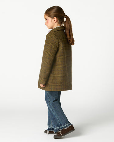 ABRIGO CUELLO PICO CUADRO GREEN