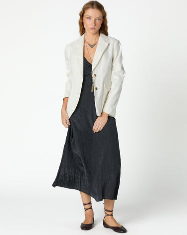 ECRU STRIPED BLAZER
