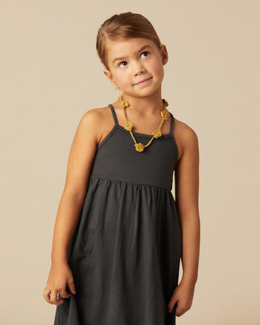 VESTIDO ALGODÓN ANTRACITA