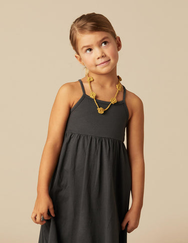 VESTIDO ALGODÓN ANTRACITA