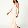 EMBROIDERED LASER-CUT DRESS