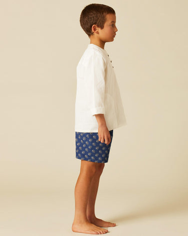 WHITE KURTA SHIRT
