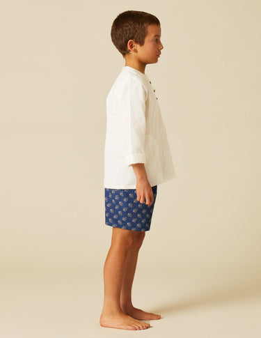 WHITE KURTA SHIRT