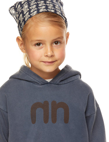 SUDADERA AZUL NN CAPUCHA