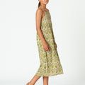 GARDEN PINK PRINT STRAP DRESS