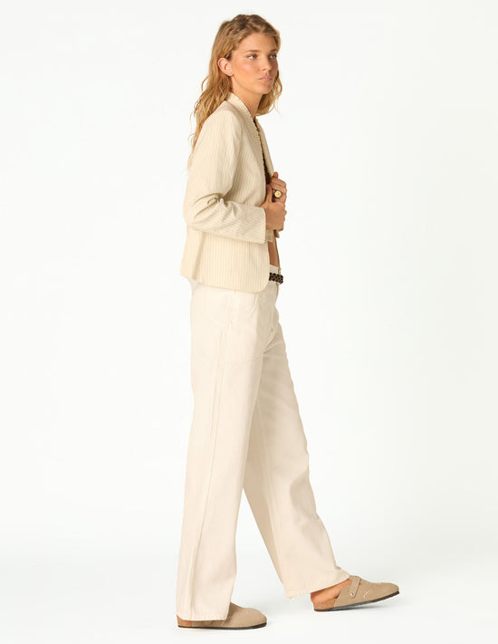 PANTALÓN DENIM TIRO ALTO BLANCO