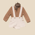 SUGARCANE CABLE KNIT SWEATER