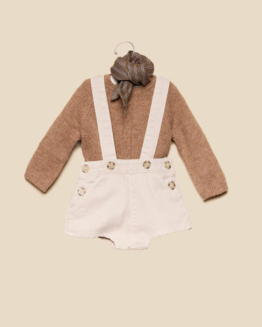 SUGARCANE CABLE KNIT SWEATER