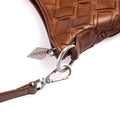 LARGE BRAIDED BROWN BAG