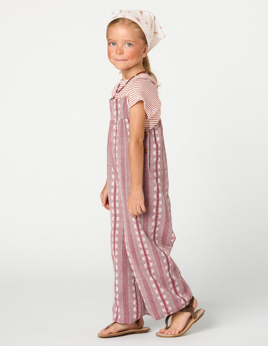 GARNET STRIPED JUMPSUIT
