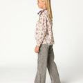 CAMISA CANESU MANGA VOLANTE BOUQUET PLUM