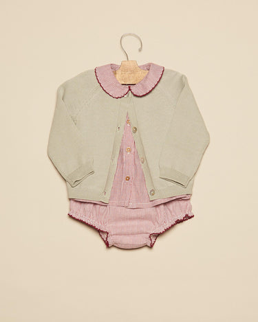 LIGHT GREY BUTTON-UP JACKET