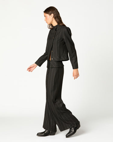 PANTALON BOTONES RAYA ANTRACITA