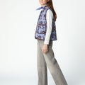 VINTAGE ANILINE BLUE PRINT VEST