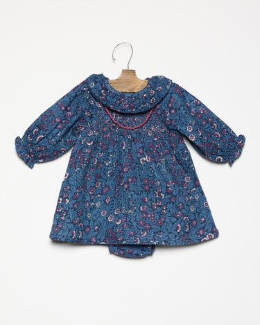 VESTIDO NIDO NIGHT GARDEN BLUE
