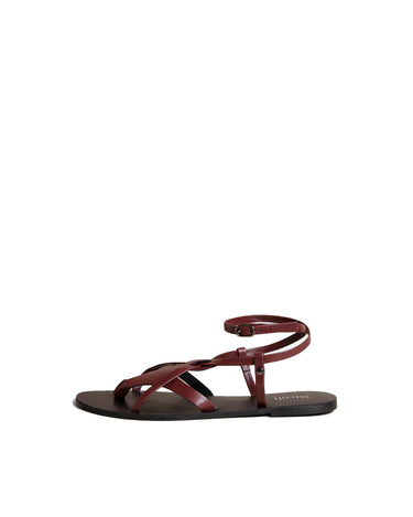 BURGUNDY SANDAL