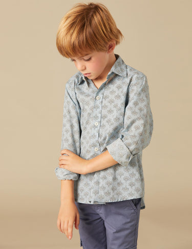 BLUE LEAF SHIRT