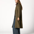 ABRIGO CUELLO PICO CUADRO GREEN