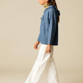 DENIM SWEATSHIRT