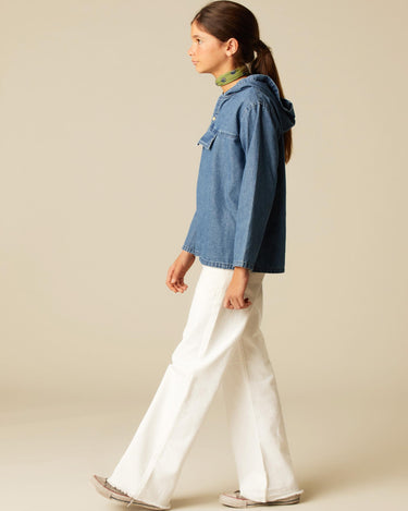 DENIM SWEATSHIRT