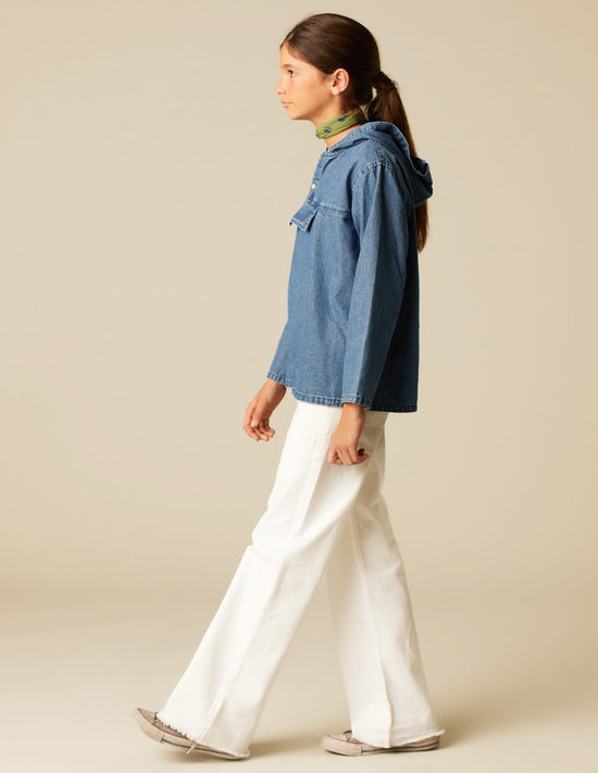 DENIM SWEATSHIRT