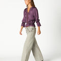 CAMISA LACE PLUM