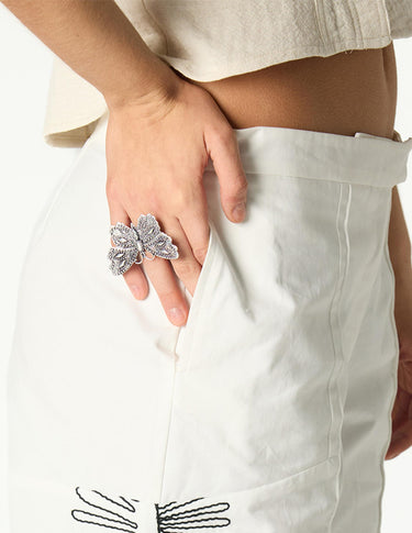 ANILLO MARIPOSA PLATEADO