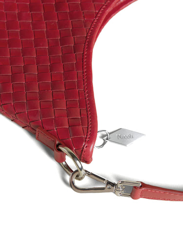 MINI BRAIDED CHERRY BAG