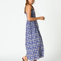 STRAPPY WAVE PRINT DRESS