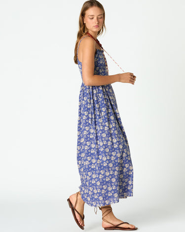 STRAPPY WAVE PRINT DRESS