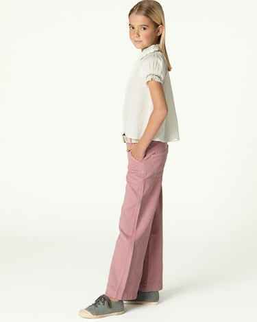 "NN" Embroidered Corduroy Trousers