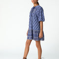 BUTI BLUE PRINT DRESS