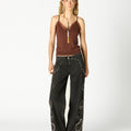 PANTALÓN CANESÚ TACHAS AMEBAS ANTRACITA
