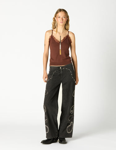 PANTALÓN CANESÚ TACHAS AMEBAS ANTRACITA