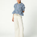 CAMISA DITSY BLUE