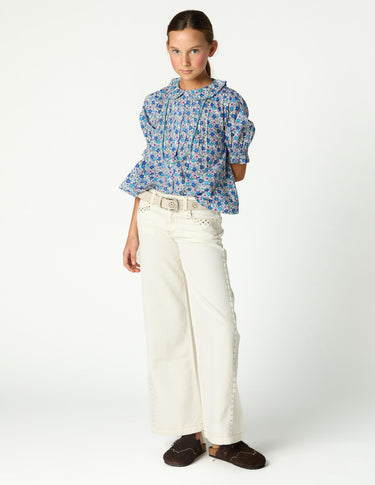 DITSY BLUE SHIRT