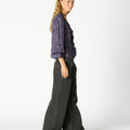 CAMISA VOLANTE JARETAS NIGHT GARDEN PLUM