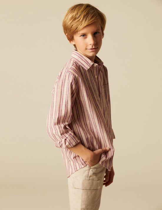 MULBERRY FRENCH STRIPES SHIRT