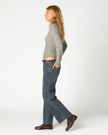 TOP PUNTO ESCOTE REDONDO LIGHT GREY