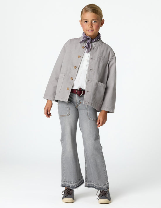 CHAQUETA CUELLO MAO IRON GREY