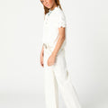 WHITE JEANS MINI STUDS