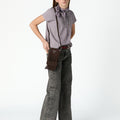 ANTHRACITE STAR DENIM JEANS