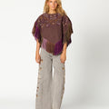EMBROIDERED PONCHO