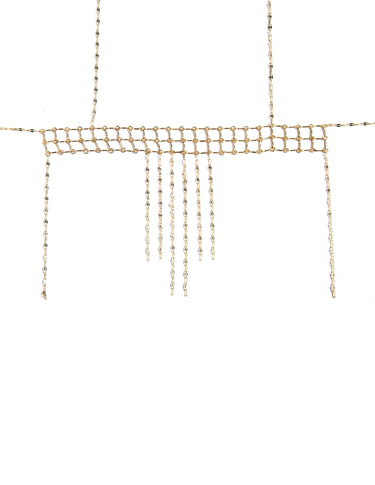 GOLD CHAIN BIBSUIT