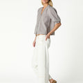 HEXAGONAL STUDDED TROUSERS